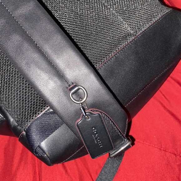 **NWOT $400** Calf Leather COACH backpack - Picture 12 of 12